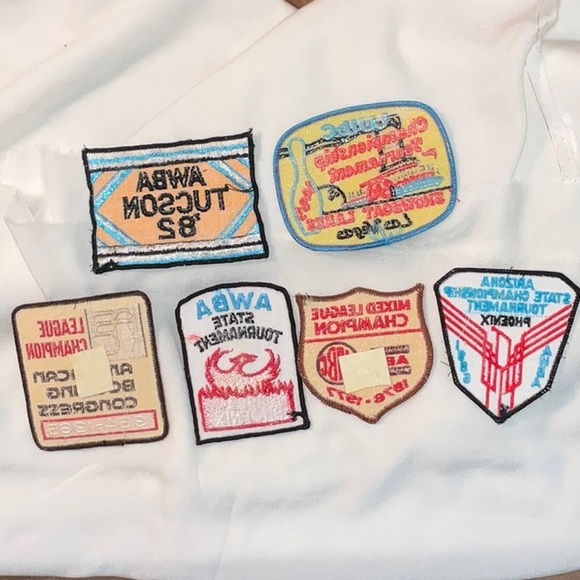 Bowling Championship Patches Vintage Six Different Patches 1964-1986 - Picture 10 of 10